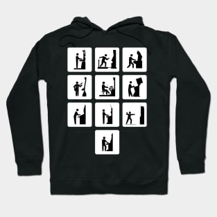 10 Music Games Hoodie